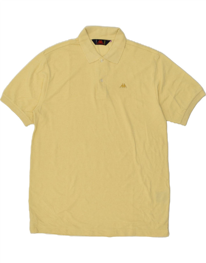 KAPPA Mens Polo Shirt XL Yellow Cotton Vintage Kappa and Second-Hand Kappa from Messina Hembry 