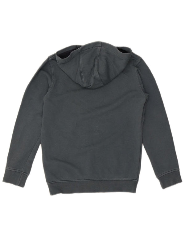 Lyle & Scott Boys Graphic Hoodie Jumper 8-9 Years Grey Cotton