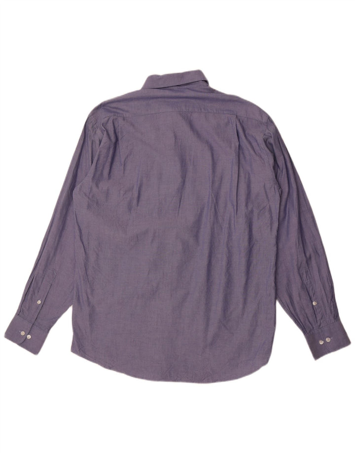 Tommy Hilfiger Mens Regular Fit Shirt Size 15 1/2 Medium Blue