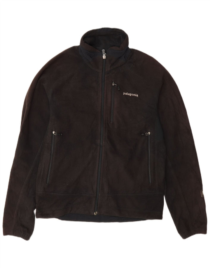 Patagonia Mens Fleece Jacket UK 36 Small Grey Polyester