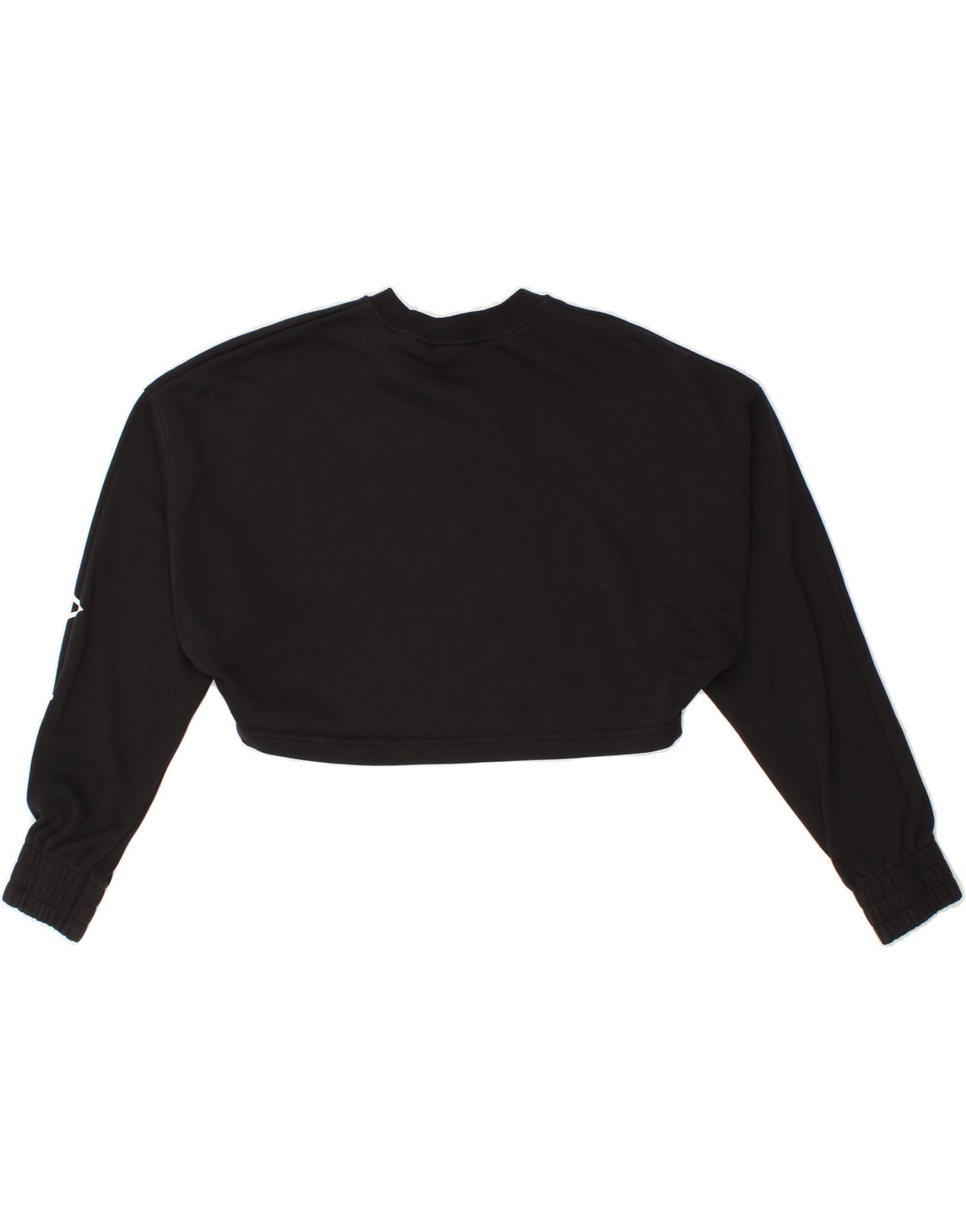 black nike cropped sweatshirt