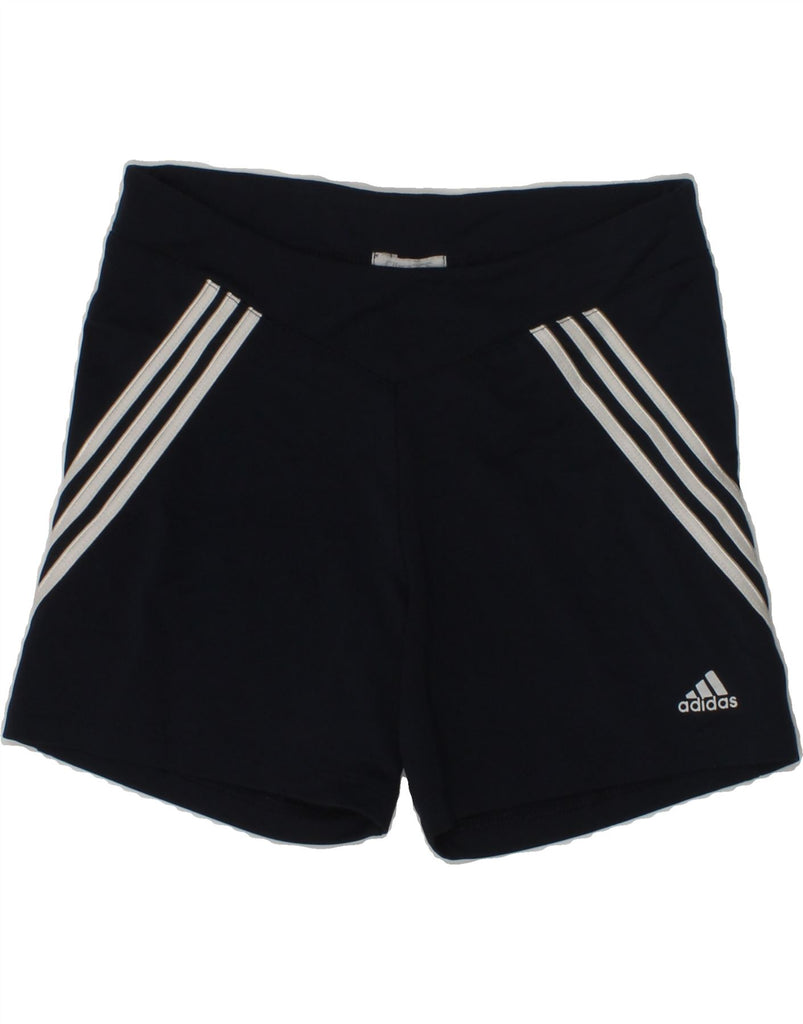 ADIDAS Boys Sport Shorts 11-12 Years Navy Blue Polyester | Vintage Adidas | Thrift | Second-Hand Adidas | Used Clothing | Messina Hembry 