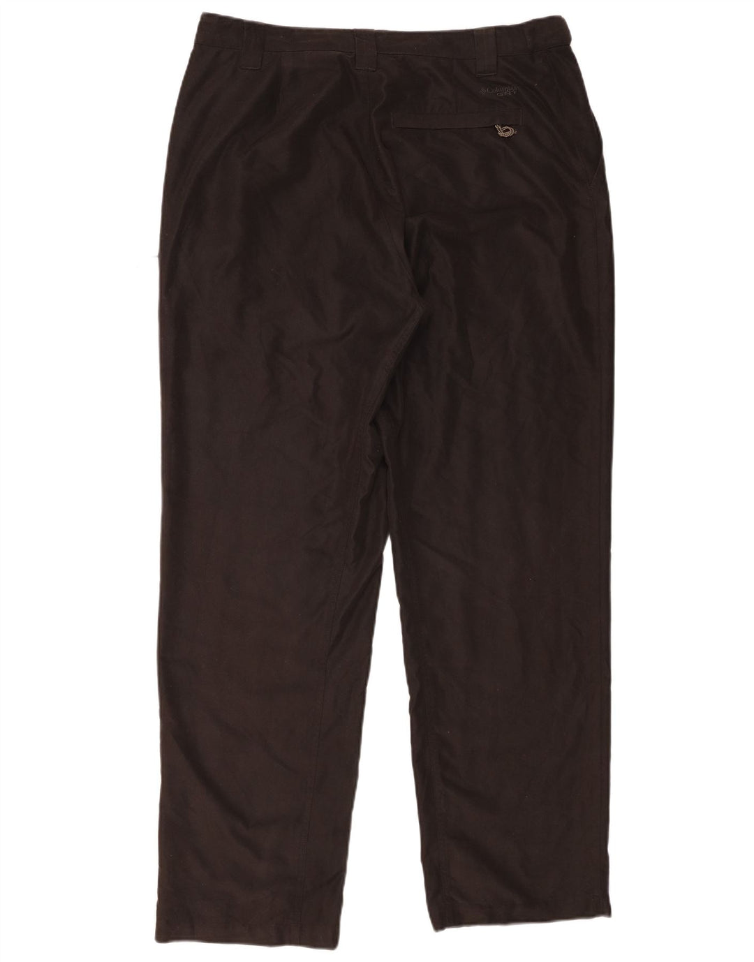 Columbia Mens Straight Cargo Trousers W36 L33 Brown Polyester
