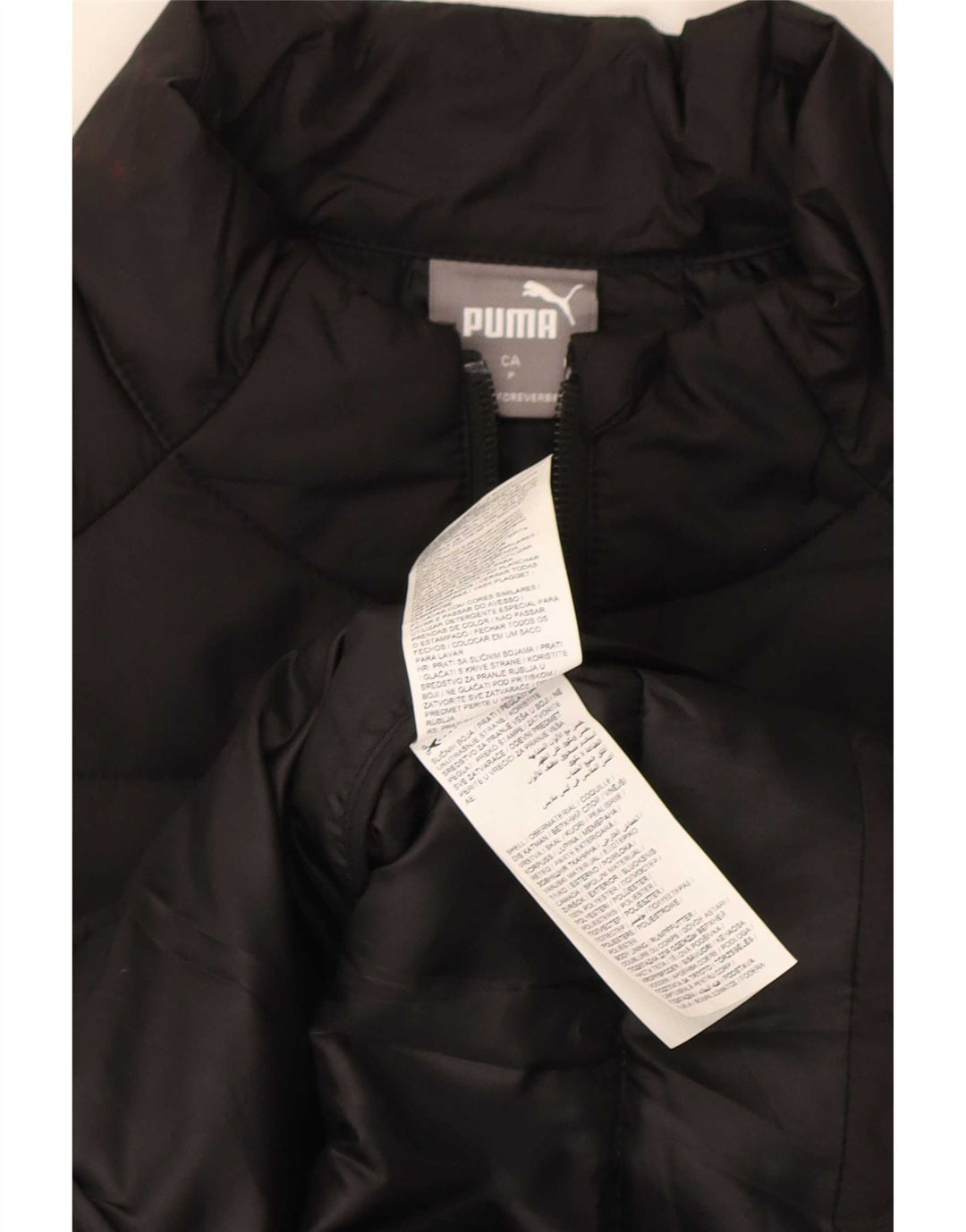 Puma Mens Padded Gilet UK 36 Small Black Polyester