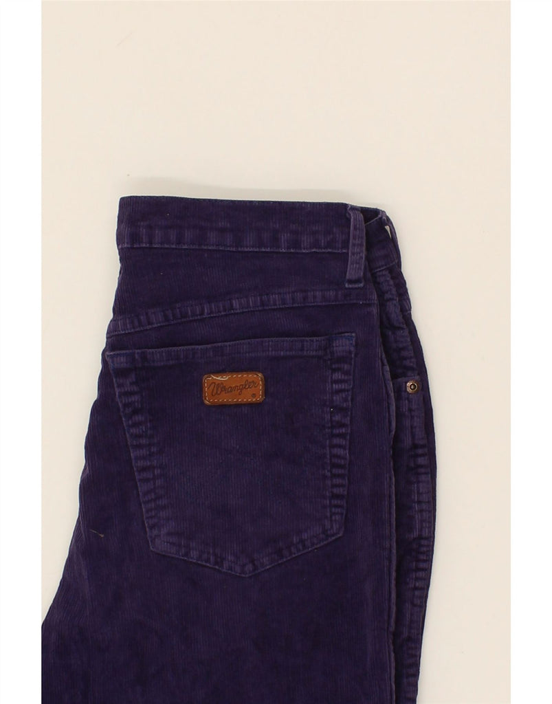 WRANGLER Womens Slim Corduroy Trousers W30 L29 Purple Vintage Wrangler and Second-Hand Wrangler from Messina Hembry 