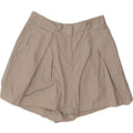 BCBGMAXAZRIA Womens Pegged Chino Shorts Medium W28 Beige Cotton Vintage BCBGMAXAZRIA and Second-Hand BCBGMAXAZRIA from Messina Hembry 