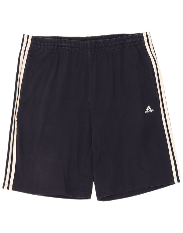 Adidas Mens Sport Shorts XL Navy Blue Cotton