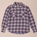 Levi's Mens Flannel Shirt Medium Blue Check Cotton