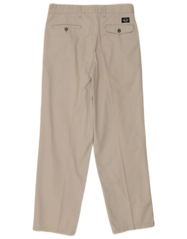 Dockers Mens Pegged Chino Trousers W33 L31 Grey Cotton