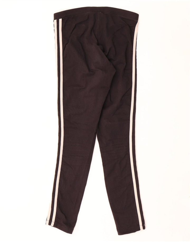 Adidas Womens Leggings UK 8 Small  Black Cotton