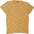 JACK & JONES Mens Graphic T-Shirt Top XL Yellow Spotted Vintage Jack & Jones and Second-Hand Jack & Jones from Messina Hembry 