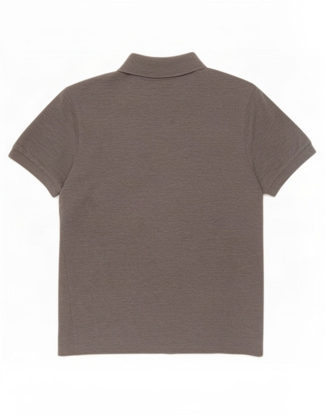 Lacoste Mens Polo Shirt Size 3 Medium Grey Cotton