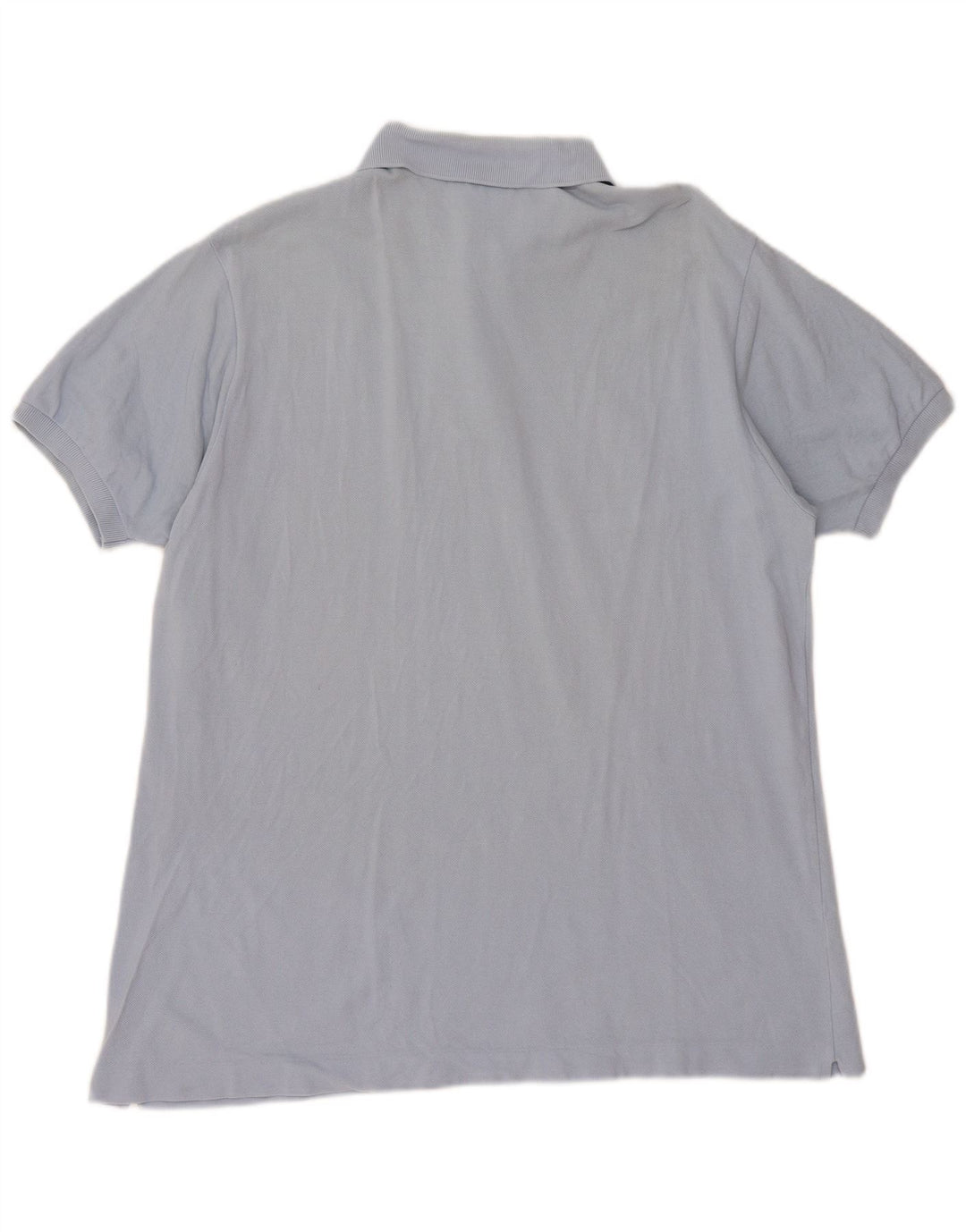 LACOSTE Mens Polo Shirt Size 7 2XL Blue Cotton