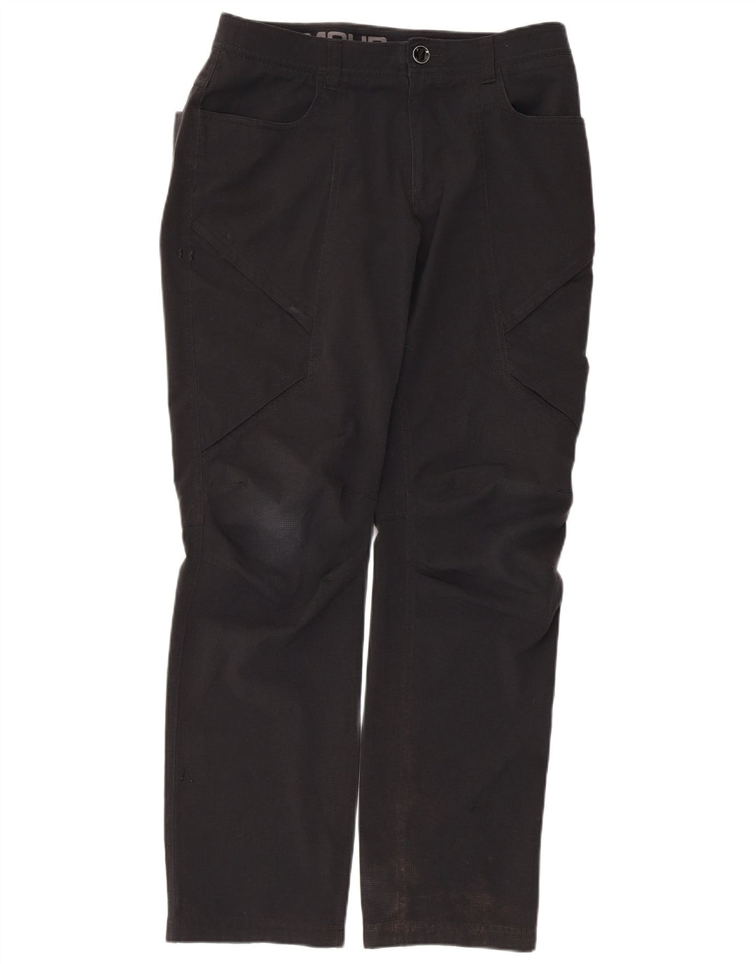 Under Armour Mens Loose Fit Trousers W34 L32 Black Polyester