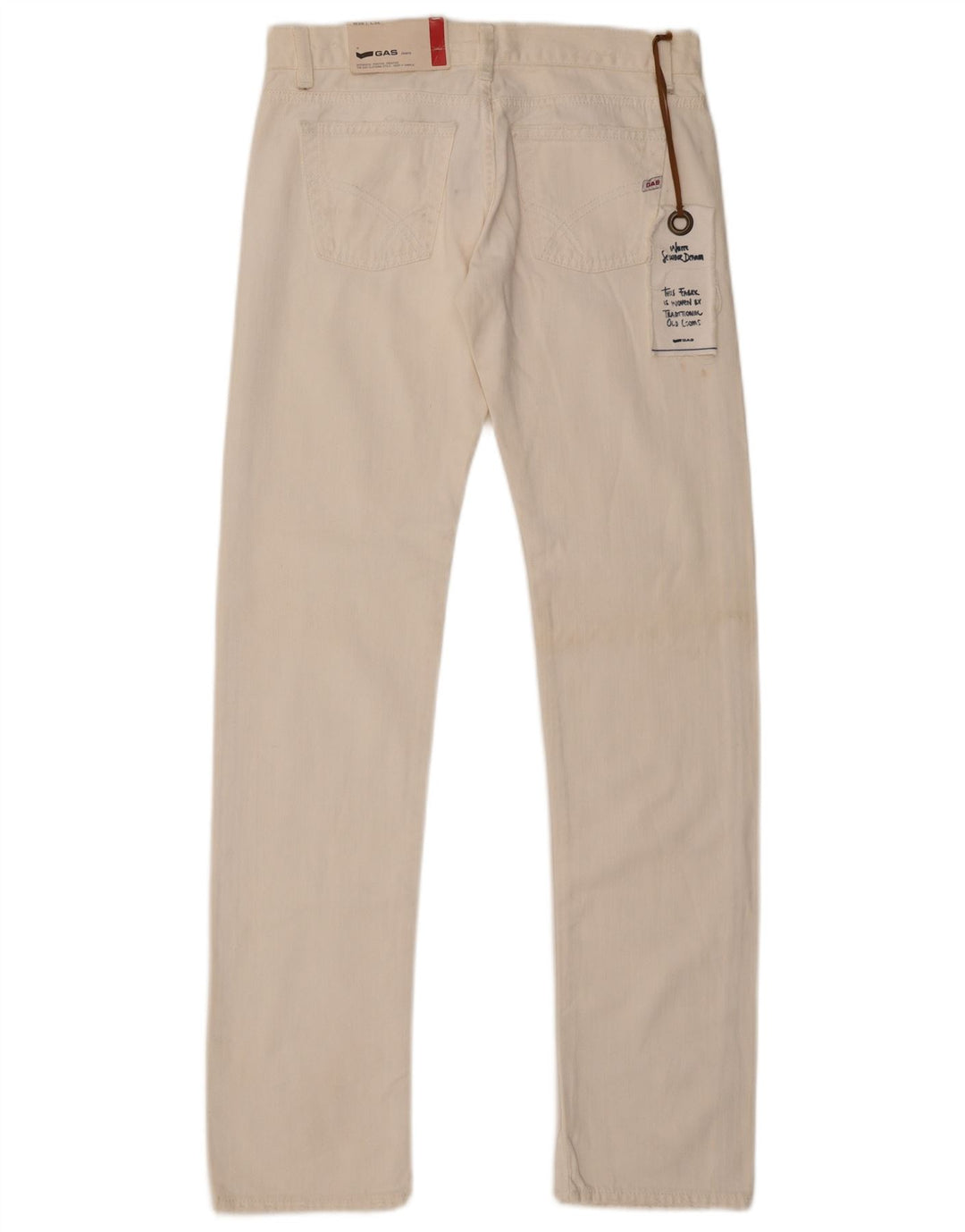Gap Womens Slim Jeans W28 L34 Off White Cotton