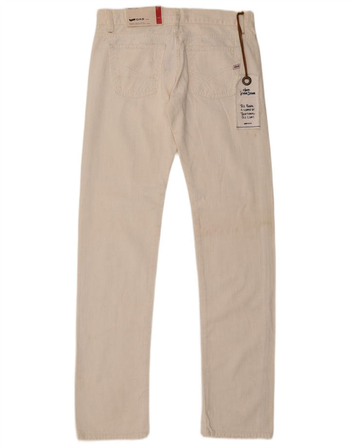 Gap Womens Slim Jeans W28 L34 Off White Cotton