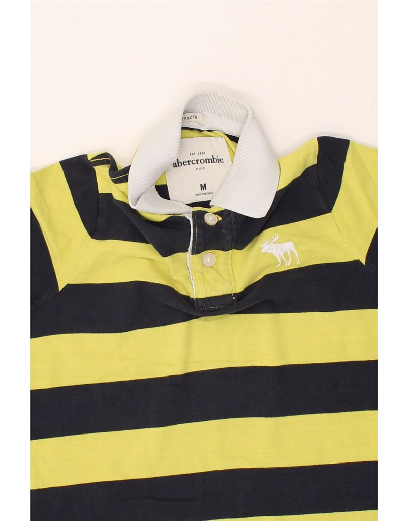 ABERCROMBIE & FITCH Boys Muscle Polo Shirt 9-10 Years Medium Yellow | Vintage Abercrombie & Fitch | Thrift | Second-Hand Abercrombie & Fitch | Used Clothing | Messina Hembry 