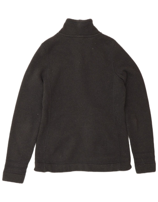 The North Face Womens Tracksuit Top Jacket UK 12 Medium Black Polyester