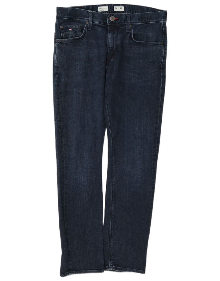Tommy Hilfiger Mens Denton Straight Jeans W34 L32 Navy Blue
