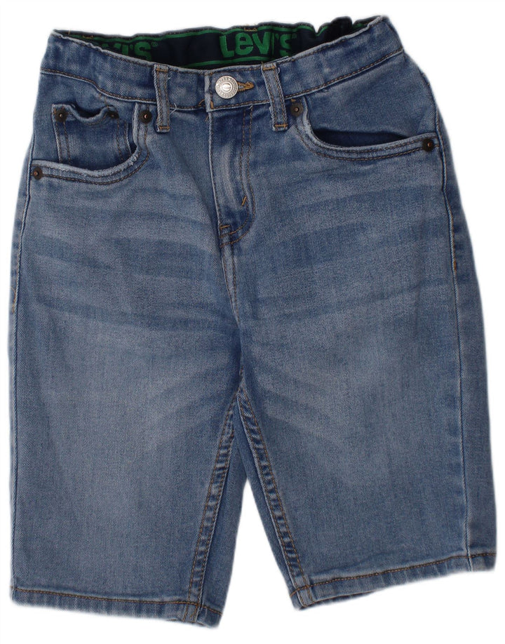 LEVI'S Girls Denim Shorts 7-8 Years W24  Blue Cotton