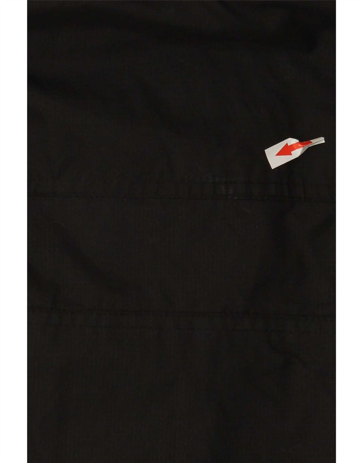 Superdry Womens Rain Jacket UK 12 Medium Black Nylon