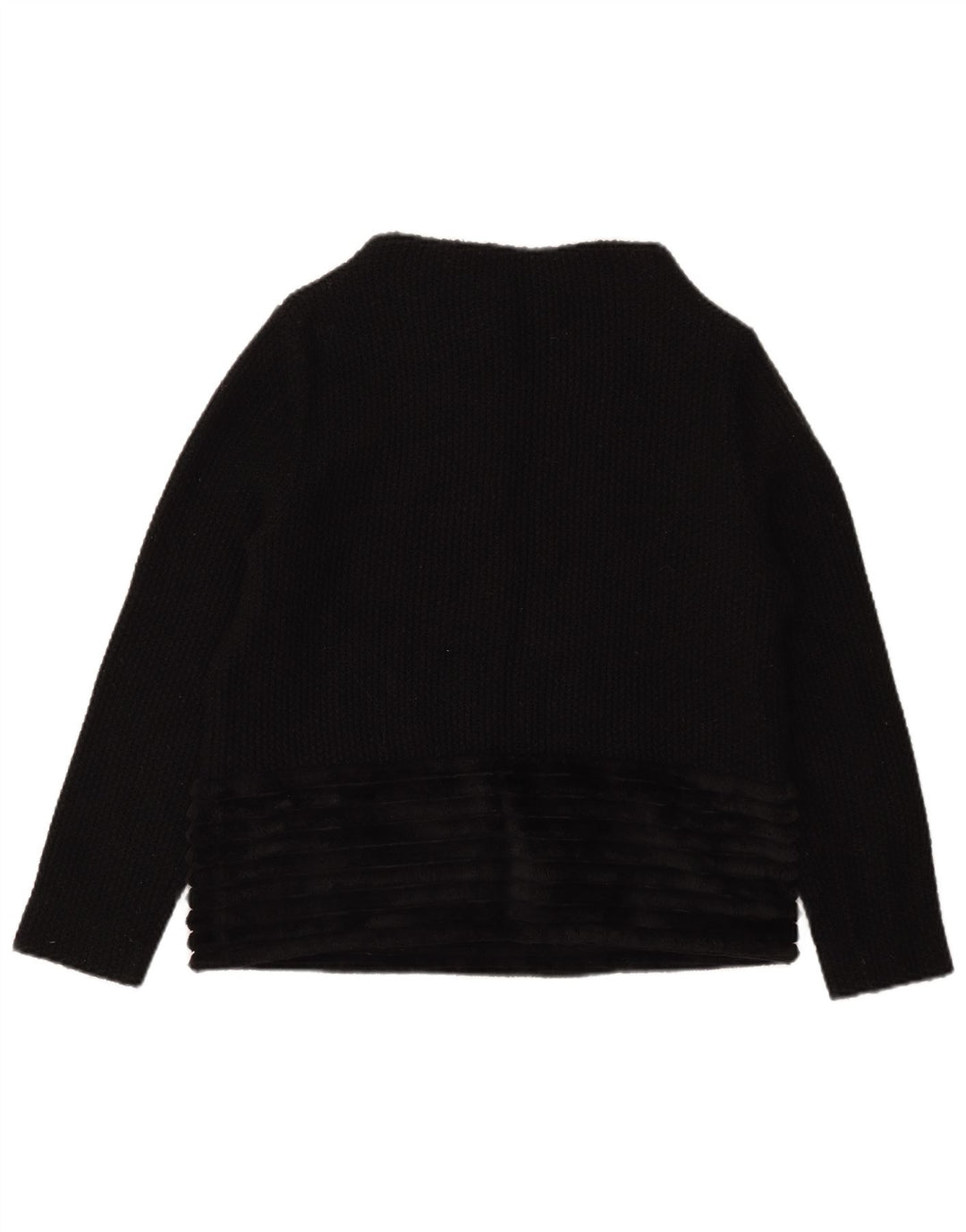 Marella Womens Boat Neck Jumper Sweater UK 14 Medium Black Acrylic