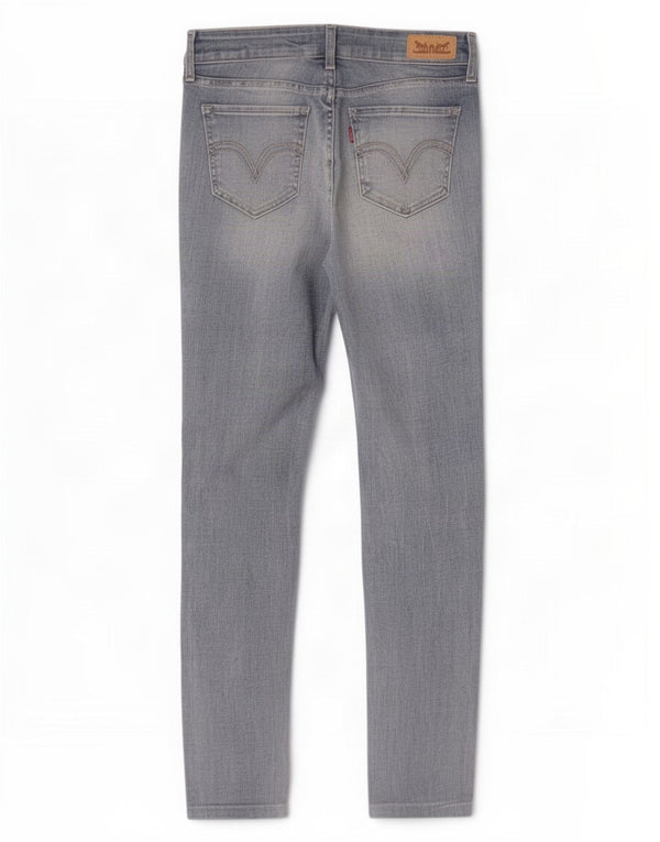 Levi's Womens Skinny Jeans W28 L27 Blue Cotton