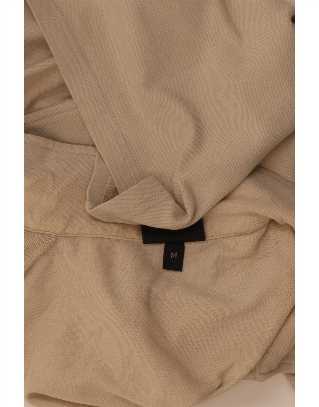 Trussardi Mens Polo Shirt Medium Beige Cotton
