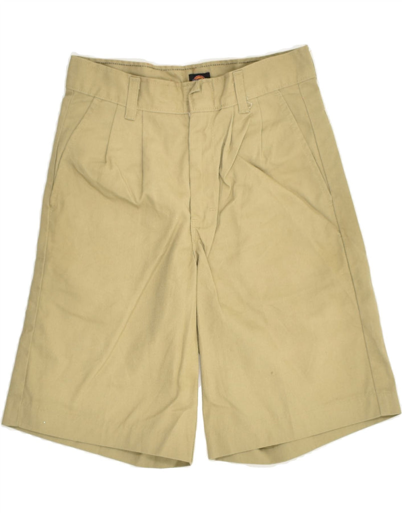 DICKIES Boys Chino Shorts 11-12 Years W25 Beige Polyester | Vintage Dickies | Thrift | Second-Hand Dickies | Used Clothing | Messina Hembry 