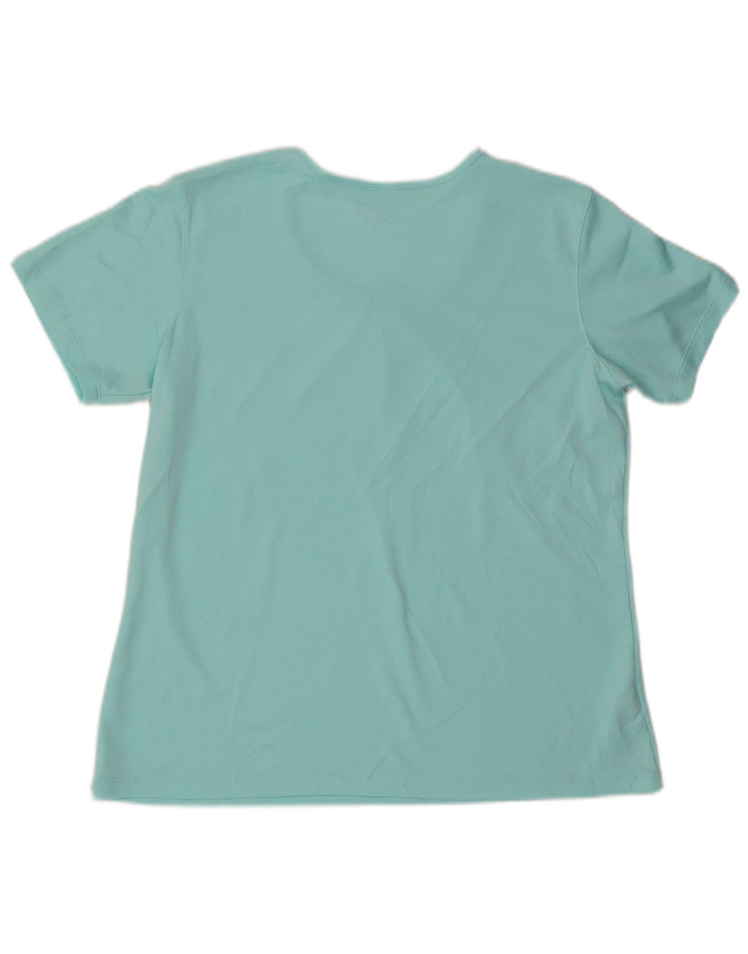 EDDIE BAUER Womens T-Shirt Top UK 18 XL Blue Polyester