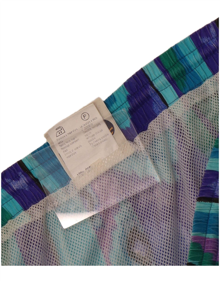 Navigare Mens Swimming Shorts Medium  Multicoloured Ikat Cotton