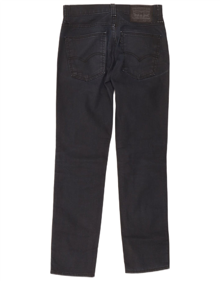 Levi's Mens 511 Slim Jeans W28 L32 Navy Blue Cotton