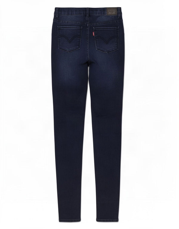 Levi's Boys High Waist Super Skinny Jeans 15-16 Years W26 L32 Navy Blue