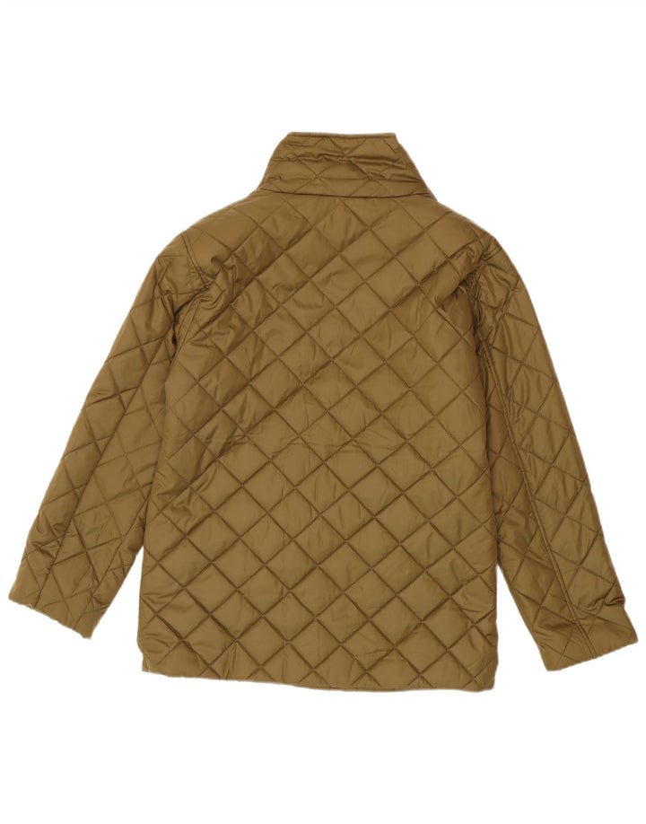 Gant Womens Oversized Quilted Jacket UK 6 XS Khaki