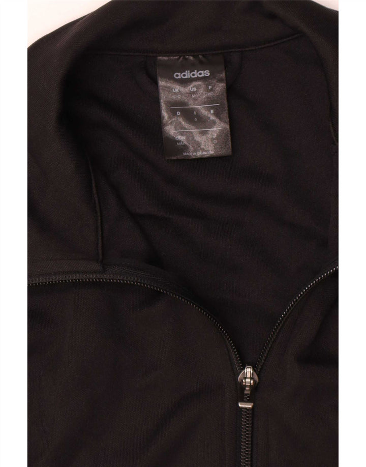 Adidas Mens Climalite Tracksuit Top Jacket UK 40/42 Medium Black Polyester