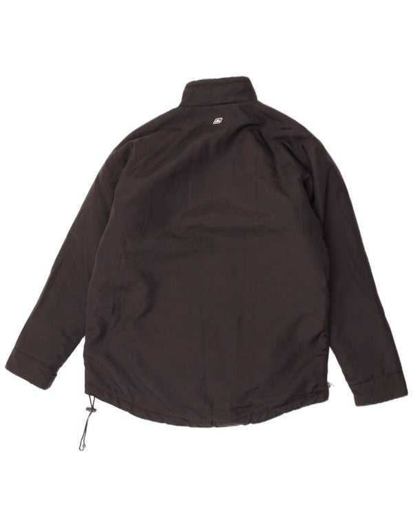 Ellesse Womens Oversized Anorak Jacket UK 10 Small Black Polyester