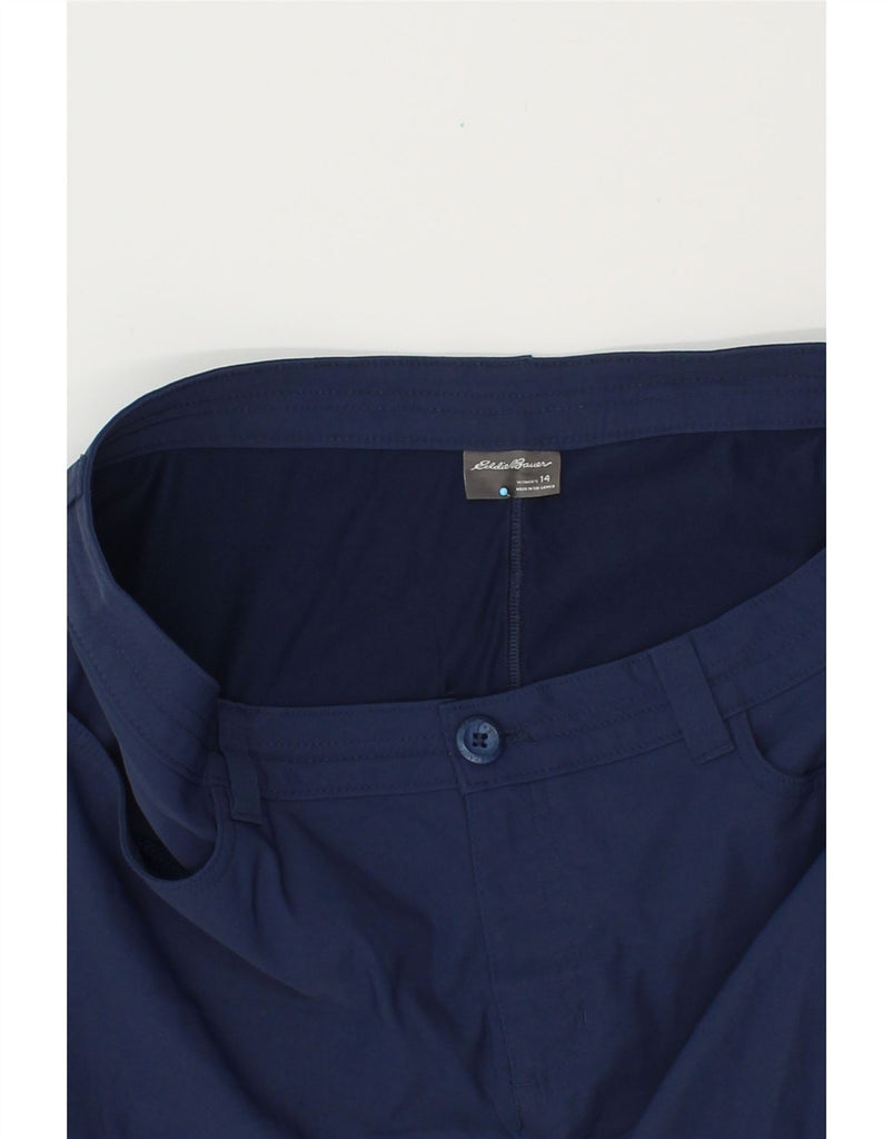 EDDIE BAUER Womens Cargo Skirt US 14 XL W34  Navy Blue Nylon Vintage Eddie Bauer and Second-Hand Eddie Bauer from Messina Hembry 