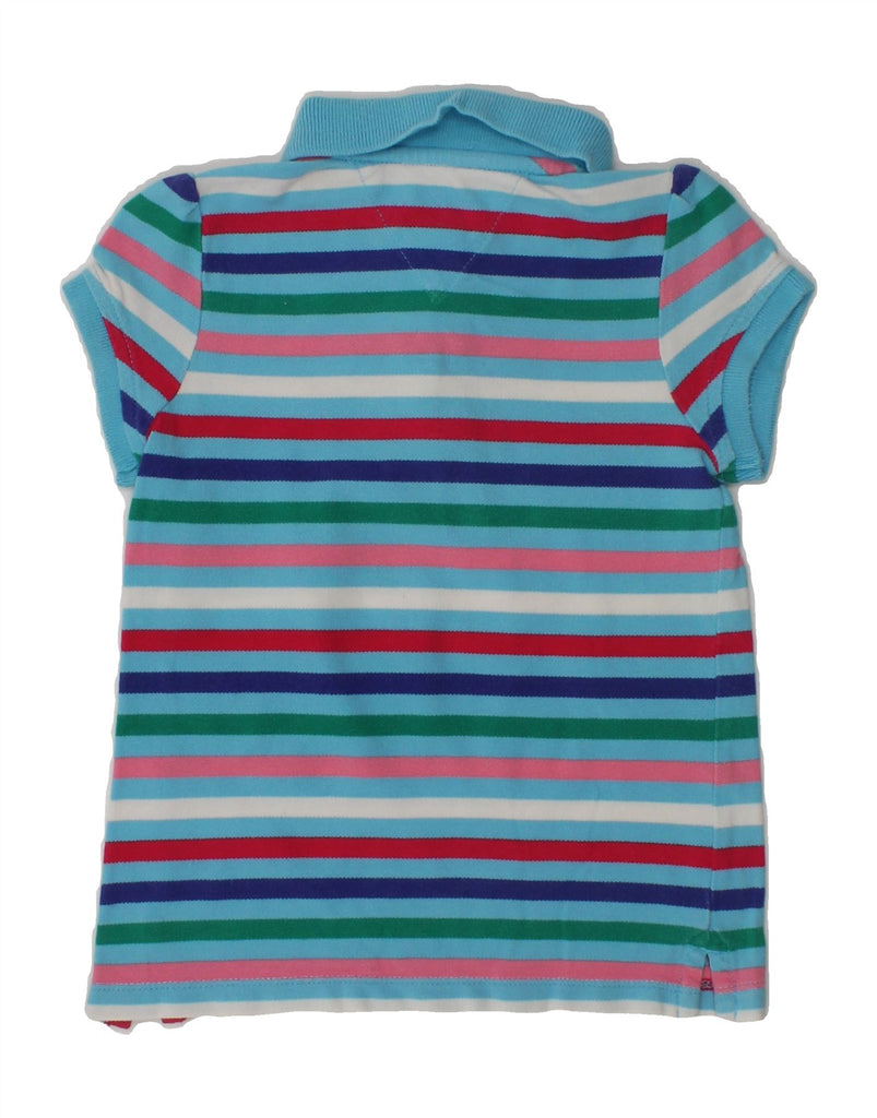 TOMMY HILFIGER Baby Girls Polo Shirt 18-24 Months Blue Striped | Vintage Tommy Hilfiger | Thrift | Second-Hand Tommy Hilfiger | Used Clothing | Messina Hembry 