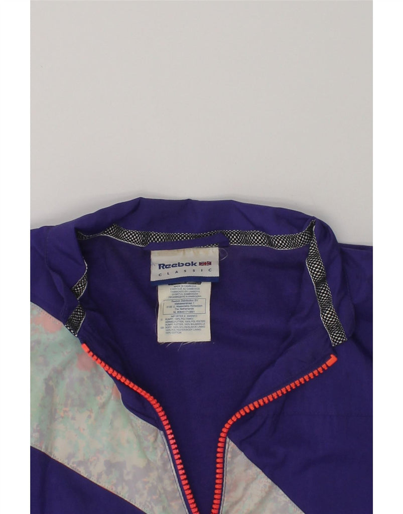 REEBOK Boys Tracksuit Top Jacket 10-11 Years Purple Polyamide | Vintage Reebok | Thrift | Second-Hand Reebok | Used Clothing | Messina Hembry 