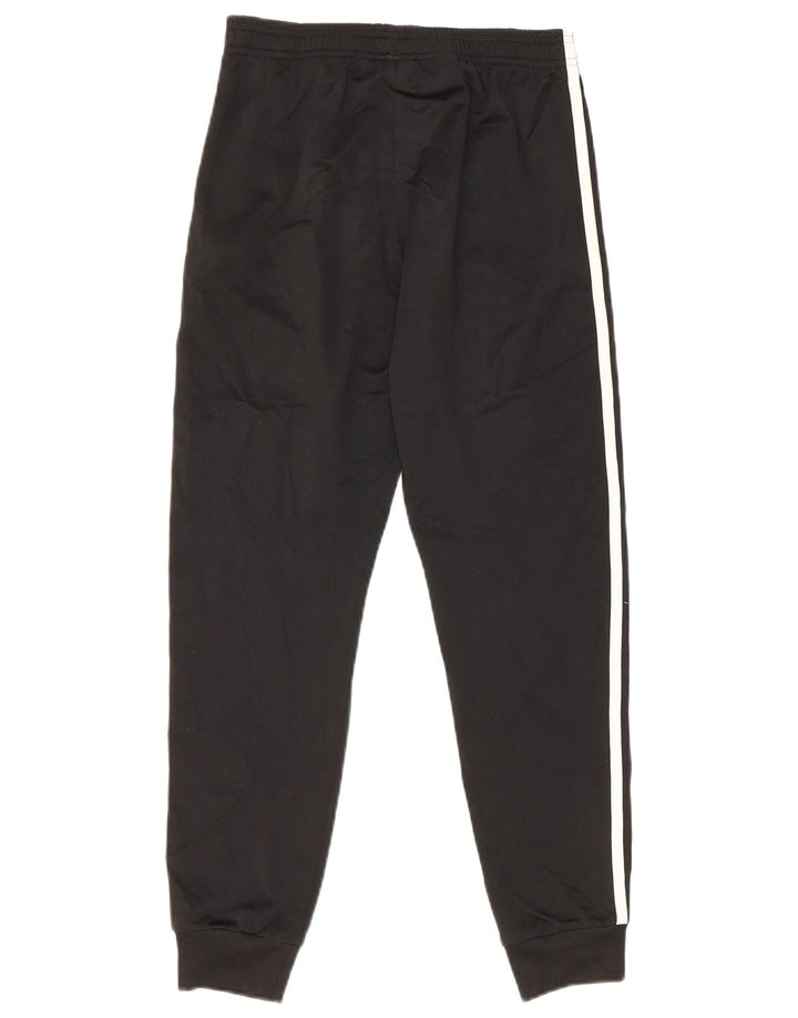 Adidas Boys Tracksuit Trousers Joggers 11-12 Years  Black Polyester