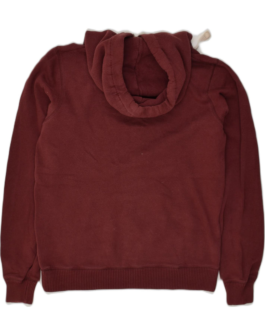 JACK WILLS Womens Graphic Hoodie Jumper UK 12 Medium Burgundy Cotton | Vintage Jack Wills | Thrift | Second-Hand Jack Wills | Used Clothing | Messina Hembry 