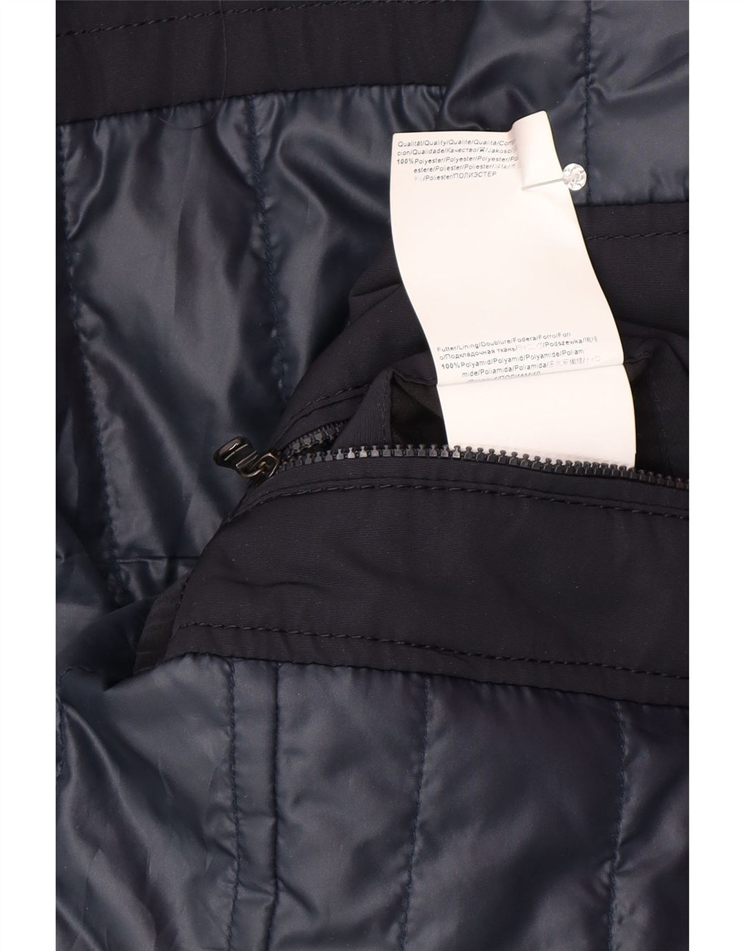 Hugo Boss Mens Utility Jacket IT 52 XL Navy Blue Polyester