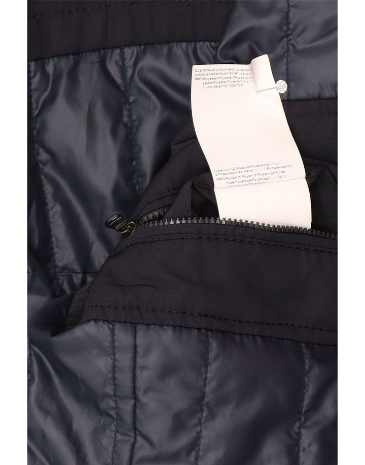 Hugo Boss Mens Utility Jacket IT 52 XL Navy Blue Polyester