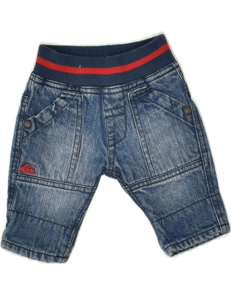 QUIKSILVER Baby Boys Straight Jeans 0-3 Months W16 L6 Navy Blue | Vintage Quiksilver | Thrift | Second-Hand Quiksilver | Used Clothing | Messina Hembry 