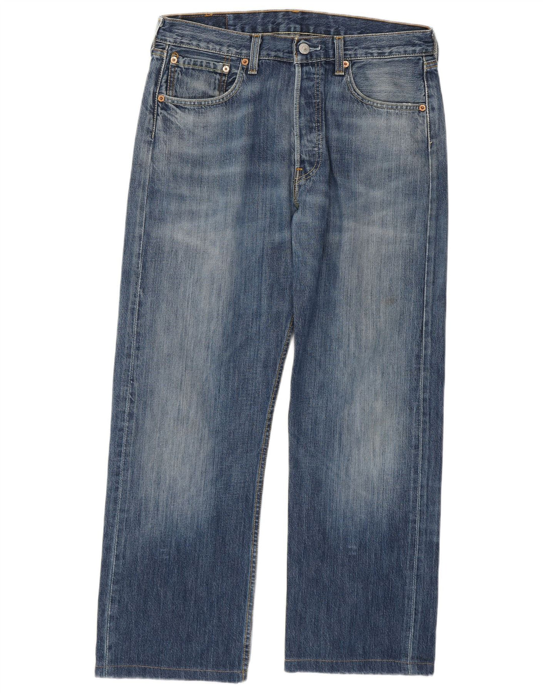 Levi's Mens 501 Straight Jeans  W33 L27 Blue