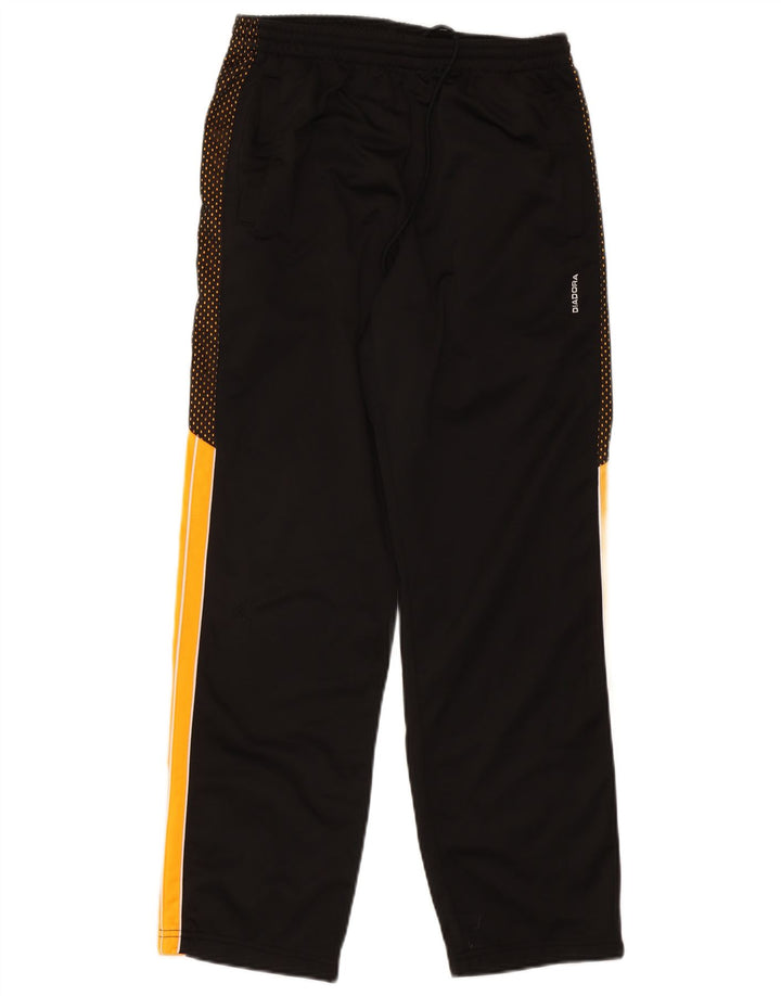 DIADORA Mens Tracksuit Trousers UK 38 Medium  Black Colourblock Polyester