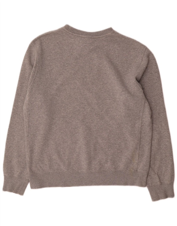 Nike Mens Sweatshirt Jumper Medium Grey Flecked Cotton