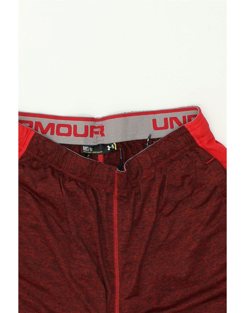 UNDER ARMOUR Mens Sport Shorts Medium Red Flecked | Vintage Under Armour | Thrift | Second-Hand Under Armour | Used Clothing | Messina Hembry 