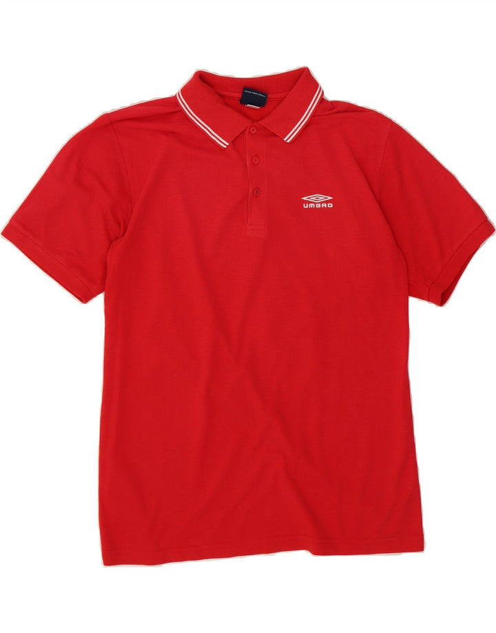 UMBRO Mens Polo Shirt Large Red Vintage Umbro and Second-Hand Umbro from Messina Hembry 
