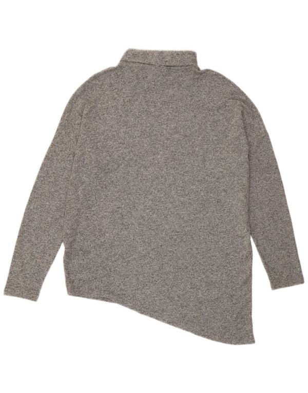 Phase Eight Womens Roll Neck Jumper Sweater UK 18 XL Grey Viscose